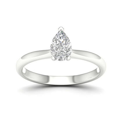 0.70 CTW Lab Grown Diamond Pear Cut Ring