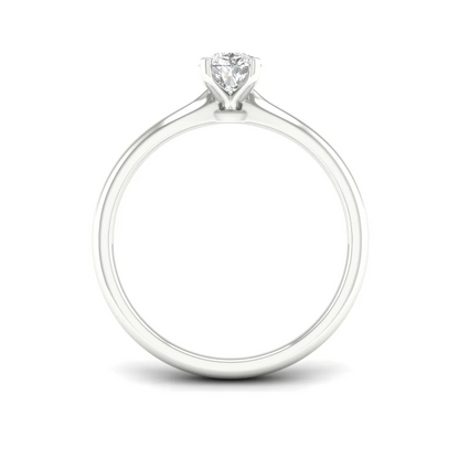 0.70 CTW Lab Grown Diamond Pear Cut Ring