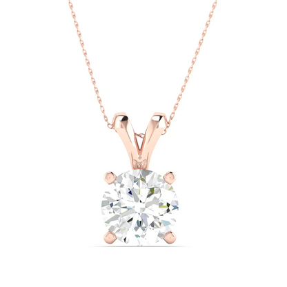 1 CTW Lab Grown Diamond Split Bail Pendant