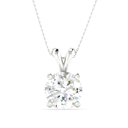 1.50 CTW Lab Grown Diamond Solitaire Pendant