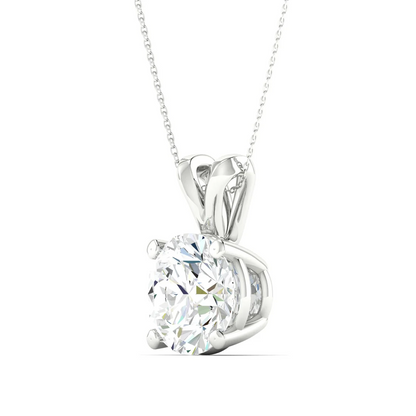 1.50 CTW Lab Grown Diamond Solitaire Pendant