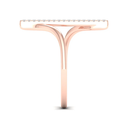 0.09Ctw Lab grown Diamond Single line Wedding Band