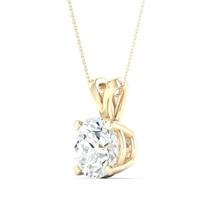 1.50 CTW Lab Grown Diamond Solitaire Pendant
