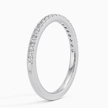 0.21 CTW Round Lab Grown Diamond 10k Lab Grown Diamond Band