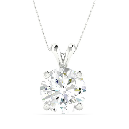 2 CTW Lab Grown Diamond Split Bail Round Pendant