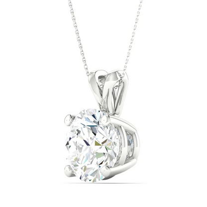 2 CTW Lab Grown Diamond Split Bail Round Pendant