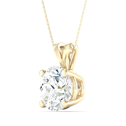 2 CTW Lab Grown Diamond Split Bail Round Pendant