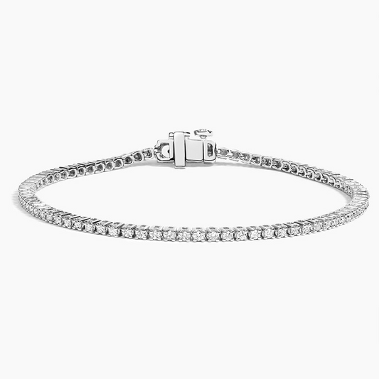 1CTW 7 inch Lab Grown Diamond Line Tennis Bracelet