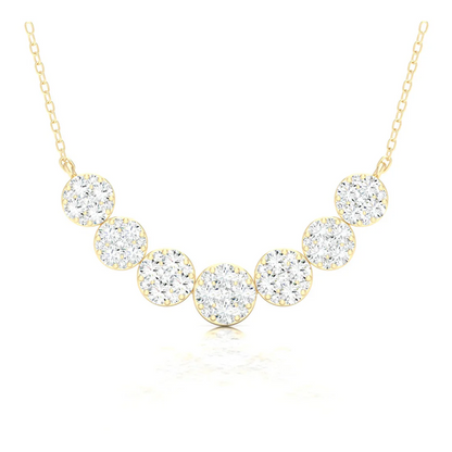 1 CTW Seven Lab Grown Diamond Pendant