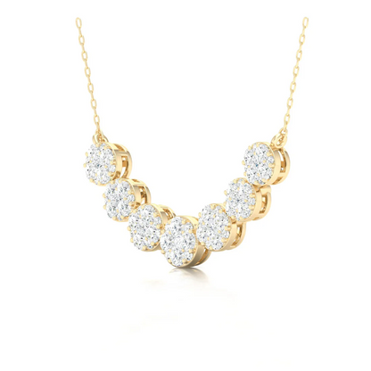 1 CTW Seven Lab Grown Diamond Pendant