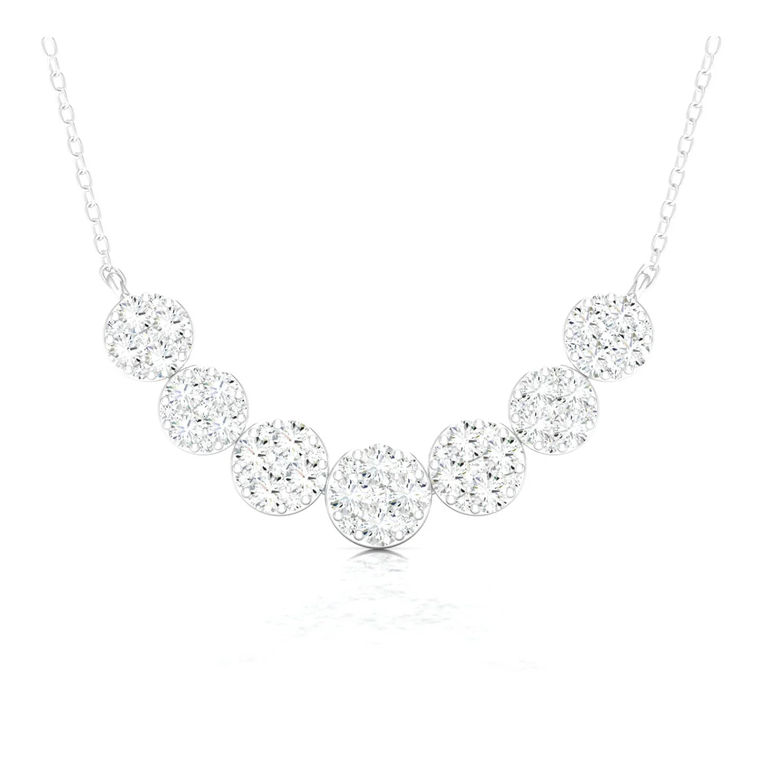 1 CTW Seven Lab Grown Diamond Pendant