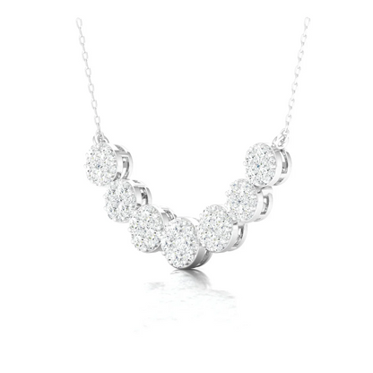 1 CTW Seven Lab Grown Diamond Pendant