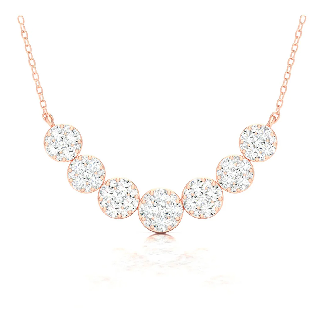 1 CTW Seven Lab Grown Diamond Pendant