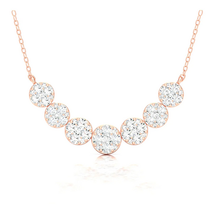 1 CTW Seven Lab Grown Diamond Pendant