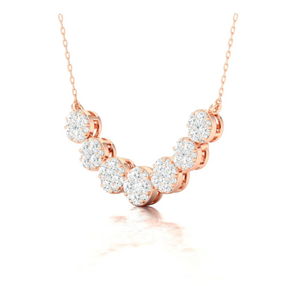 1 CTW Seven Lab Grown Diamond Pendant