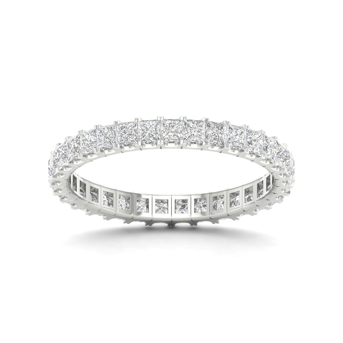 1 CTW Princess Eternity Lab Grown diamond Wedding Band