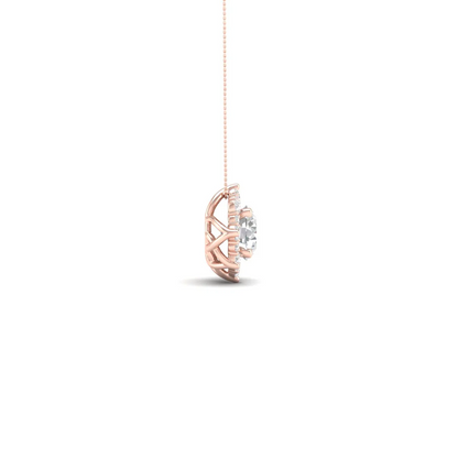 1 CTW Lab Grown Diamond Floral Pendant