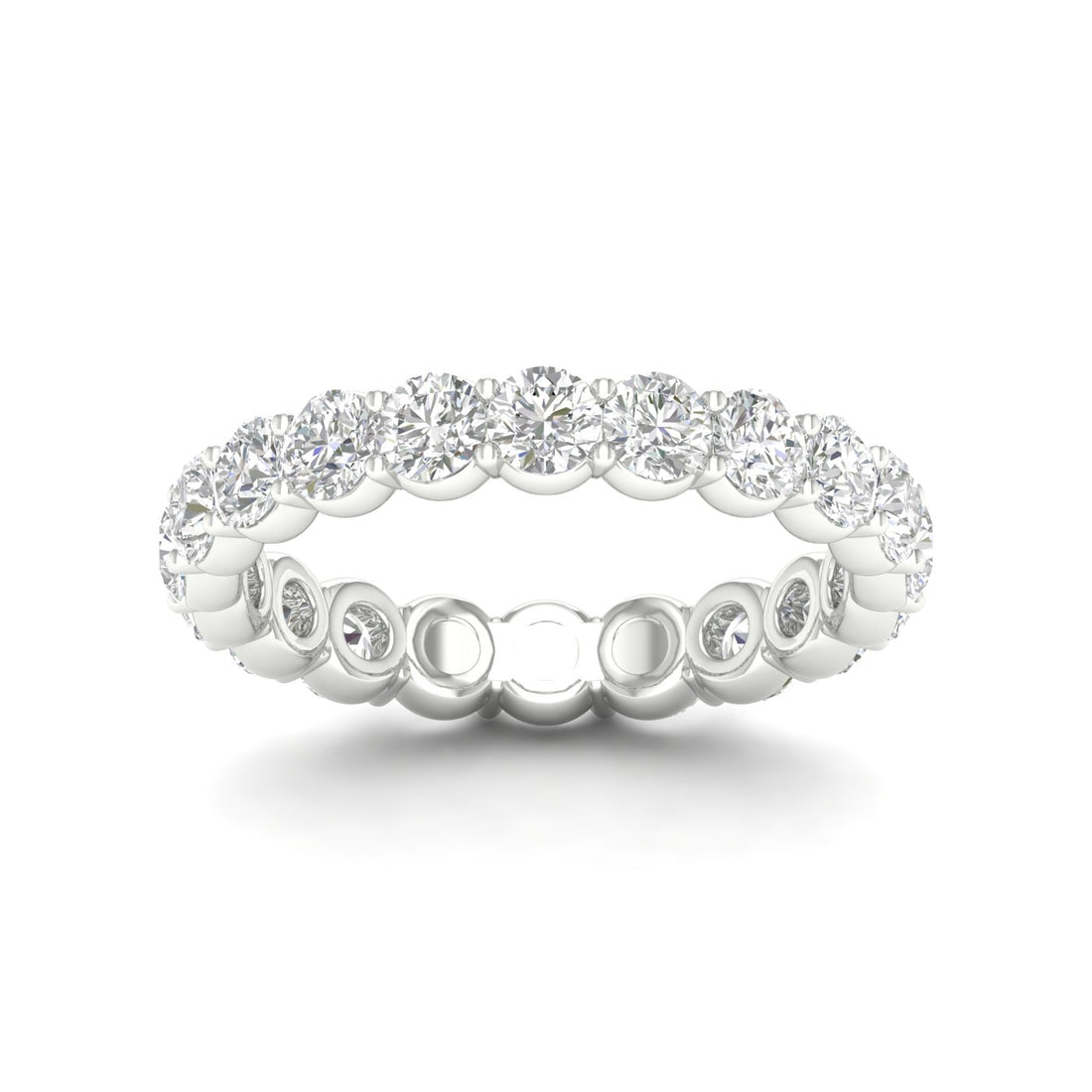 2 CTW Round Eternity Lab Grown Diamond Wedding Band