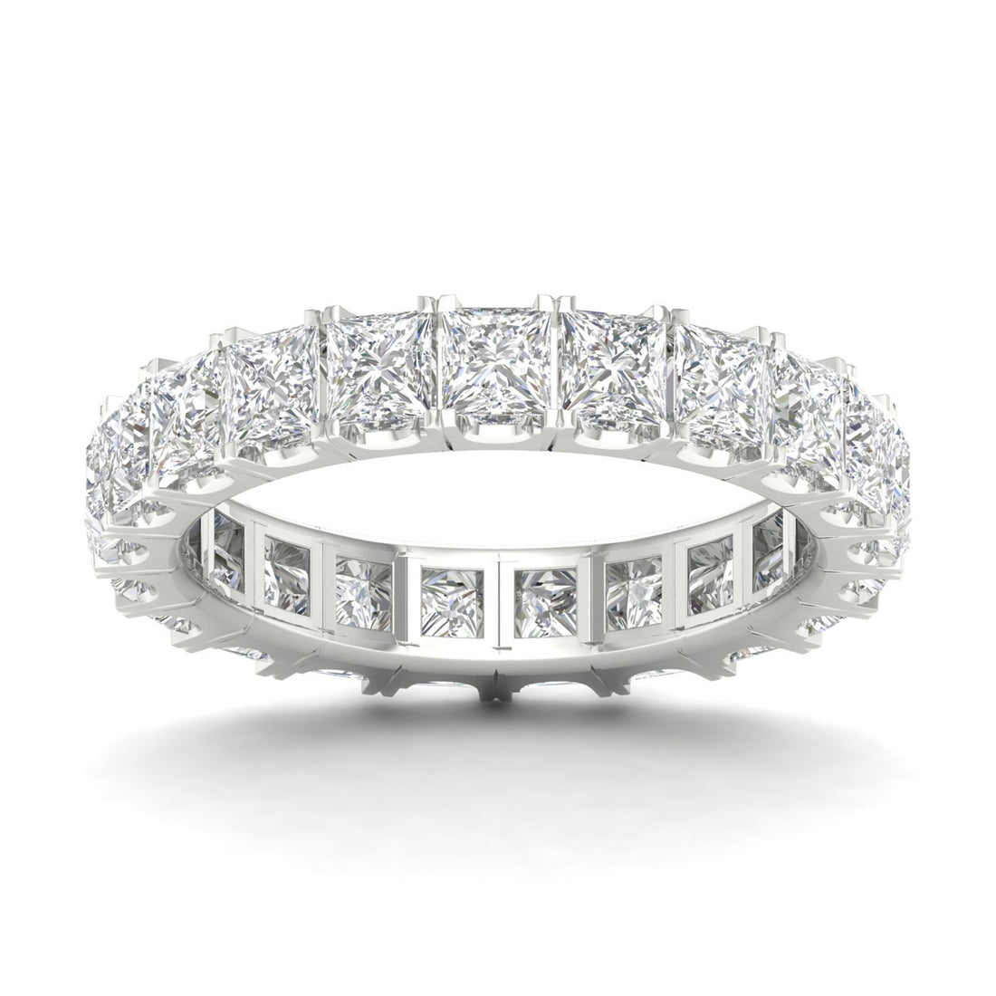 3 CTW Princess Diamond Eternity Lab Grown Diamond Wedding Band