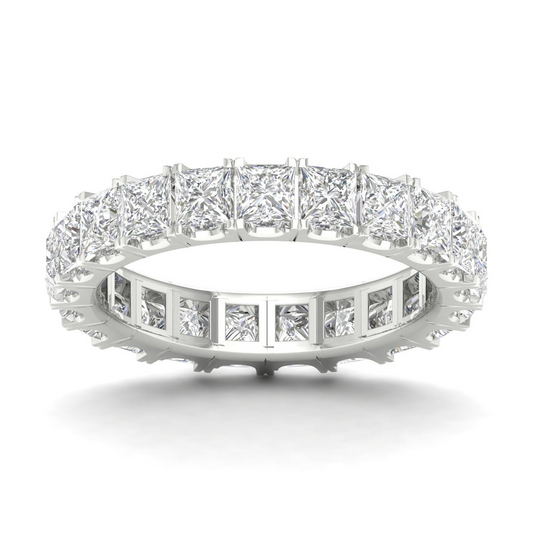 3 CTW Princess Diamond Eternity Lab Grown Diamond Wedding Band