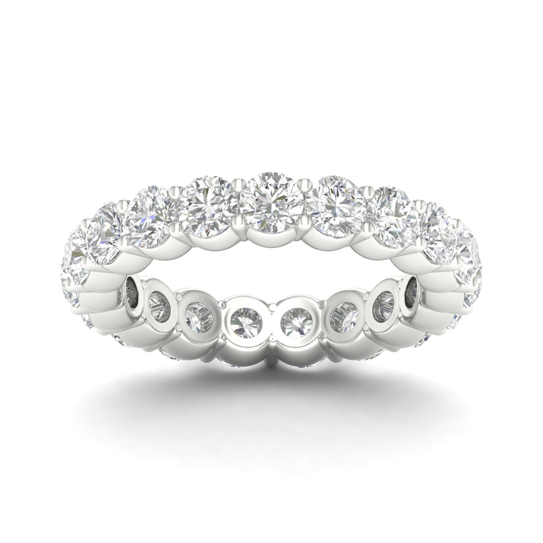 3 CTW Round Eternity Lab Grown Diamond Wedding Band