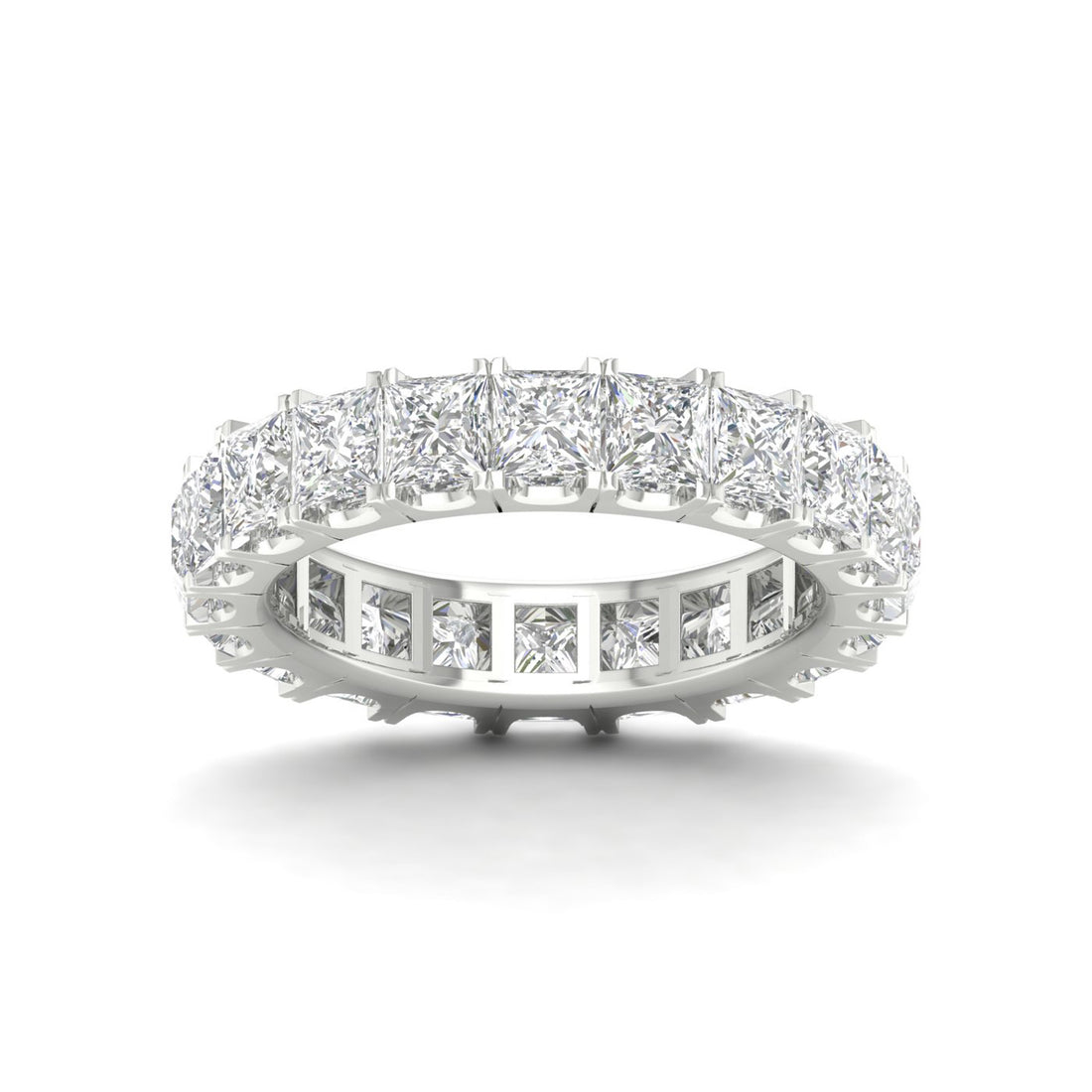 4 CTW Princess Eternity Lab Grown Diamond Wedding Band