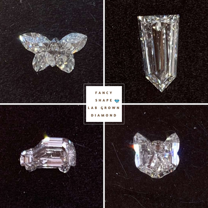Unique Fang Shape Lab Grown Diamond  customdiamjewel   