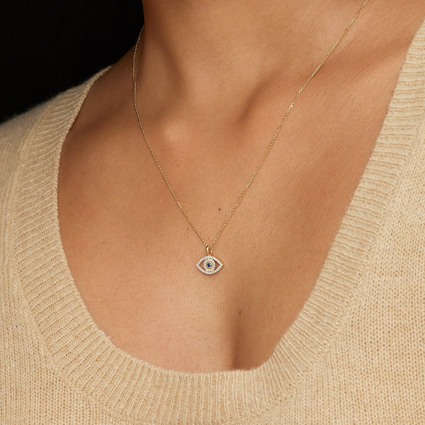 1 CTW Lab Grown Andrea Cushion Pendant