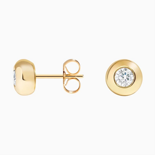 Lab Grown Diamond 3/8 CTW Bubble Stud Earrings