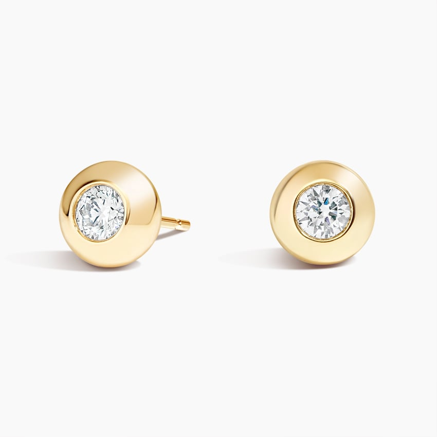 Lab Grown Diamond 3/8 CTW Bubble Stud Earrings