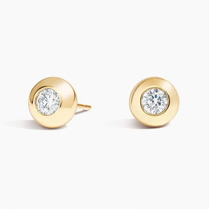 Lab Grown Diamond 3/8 CTW Bubble Stud Earrings