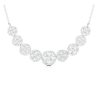 1.75 CTW  Lab Grown Diamond Cluster Pendant