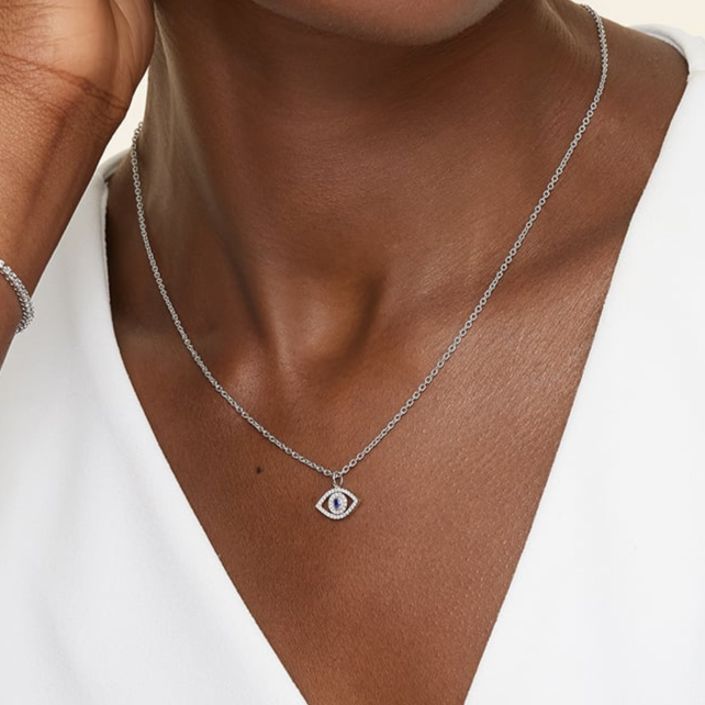 1 CTW Lab Grown Andrea Cushion Pendant