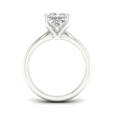 1.50 CTW Lab Grown Diamond Princess Cut Solitaire Ring