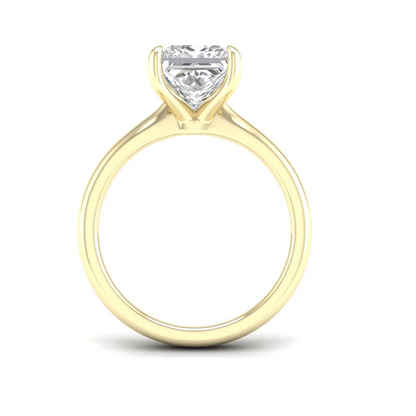 1.50 CTW Lab Grown Diamond Princess Cut Solitaire Ring