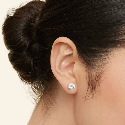 Perfect Martini 3 CTW Lab Grown Diamond Stud Earrings