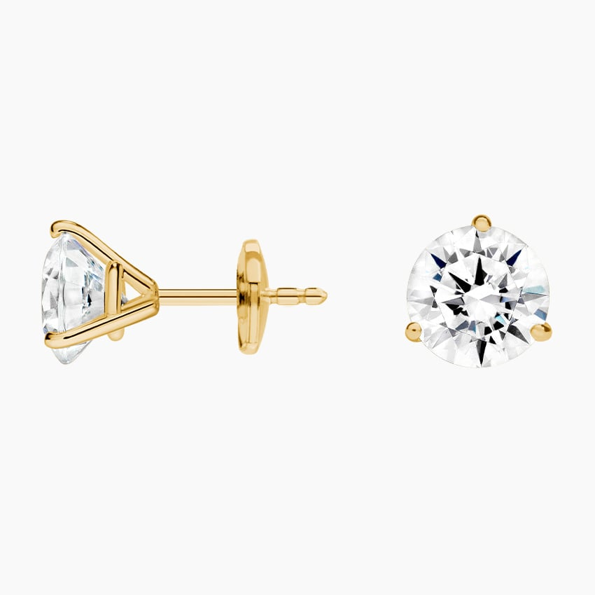 Perfect Martini 3 CTW Lab Grown Diamond Stud Earrings