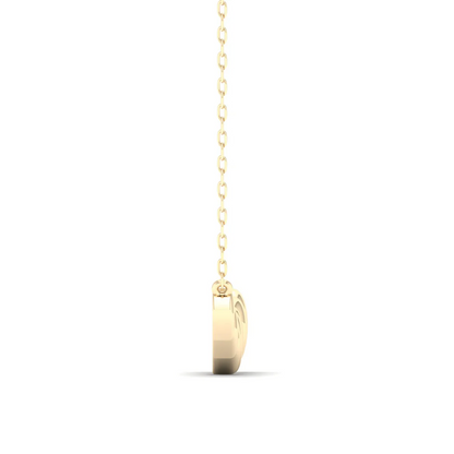 0.12 CTW Lab Grown Diamond Heart Shape Pendant