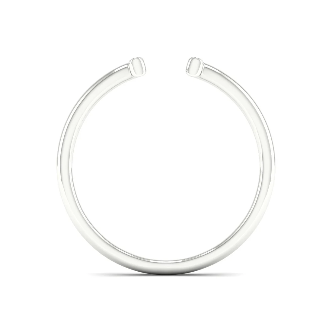 0.16Ctw Lab Grown Diamond Double Line Wedding Band