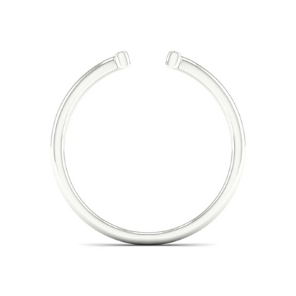 0.16Ctw Lab Grown Diamond Double Line Wedding Band