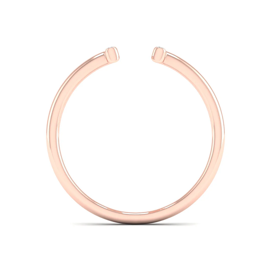 0.16Ctw Lab Grown Diamond Double Line Wedding Band