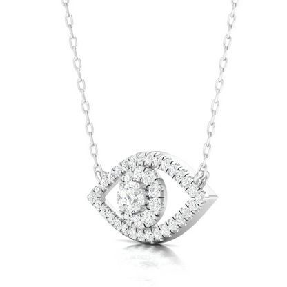 0.30 CTW Lab Grown Diamond Evil Eye Pendant