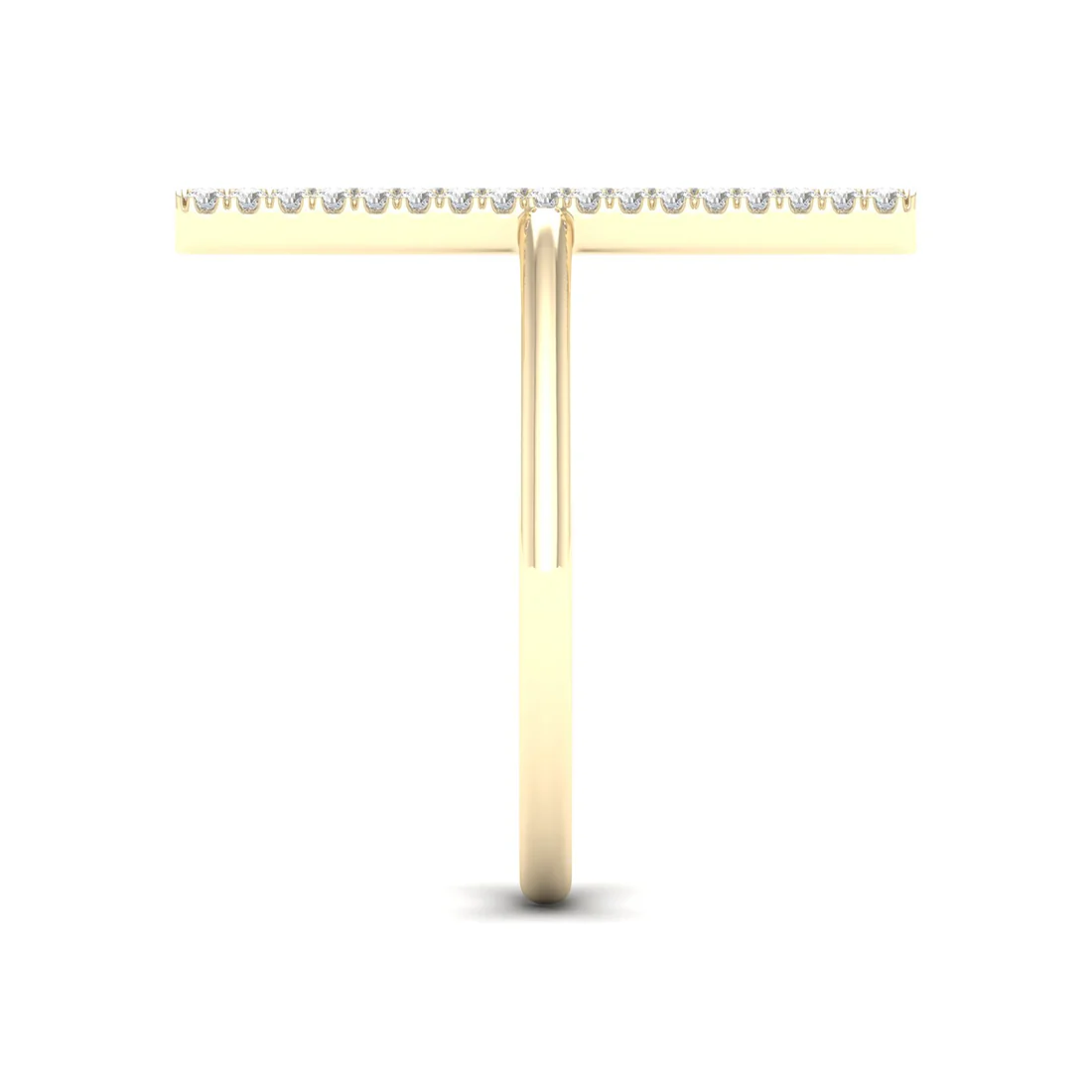 0.16Ctw Lab Grown Diamond Double Line Wedding Band