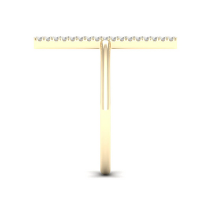 0.16Ctw Lab Grown Diamond Double Line Wedding Band