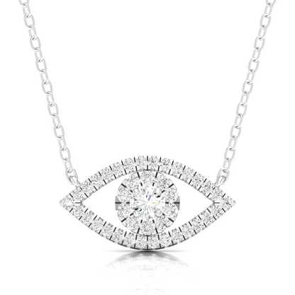 0.30 CTW Lab Grown Diamond Evil Eye Pendant