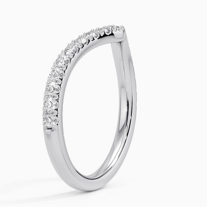 0.34 CTW Lab Grown Diamond Fair Half Eternity Wedding Band