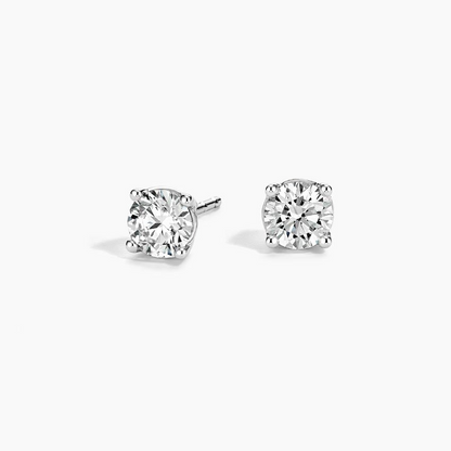 3/4 CTW Perfect 4-Prong Lab Grown Diamond Stud Earrings