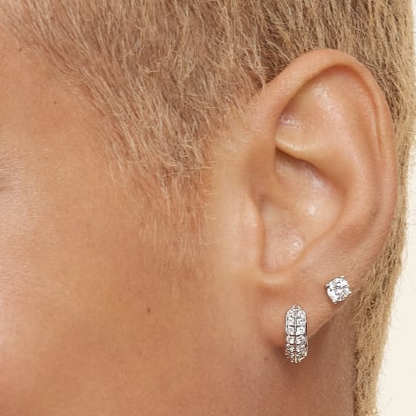 3/4 CTW Perfect 4-Prong Lab Grown Diamond Stud Earrings