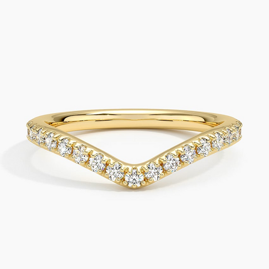 0.34 CTW Lab Grown Diamond Fair Half Eternity Wedding Band