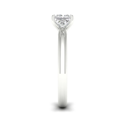 1 CTW Classic Princess Cut Lab Grown Diamond Ring